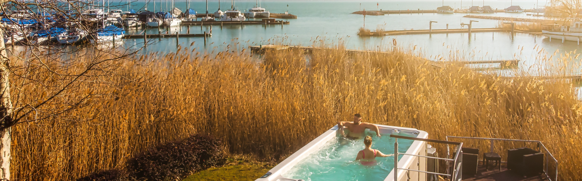 Balatonfüred az aranykori belvárossal és a tóparti, forró wellnessel :: Hotel Golden Lake Resort